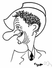 Durante - United States comedian remembered for his large nose and hoarse voice (1893-1980)