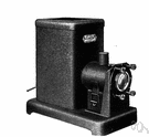 lamp housing - housing that holds a lamp (as in a movie projector)