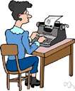 touch typing - typewriting in which the fingers are trained to hit particular keys