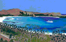 Oceania - a large group of islands in the south Pacific including Melanesia and Micronesia and Polynesia (and sometimes Australasia and the Malay Archipelago)