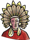 American Indian - a member of the race of people living in America when Europeans arrived