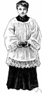 altar boy - a boy serving as an acolyte