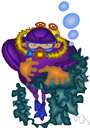scuba diver - an underwater diver who uses scuba gear