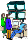 broadcasting studio - a studio where broadcasts originate