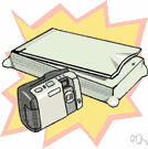 image scanner - an electronic device that generates a digital representation of an image for data input to a computer