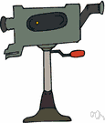 video equipment - electronic equipment that broadcasts or receives electromagnetic waves representing images and sound