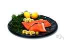 Atlantic salmon - fatty pink flesh of fish from northern coastal Atlantic