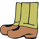 trouser cuff - a cuff on the bottoms of trouser legs