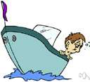 mal de mer - motion sickness experienced while traveling on water