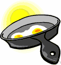 frying pan - a pan used for frying foods