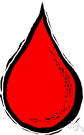 Blood - the fluid (red in vertebrates) that is pumped through the body by the heart and contains plasma, blood cells, and platelets