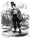 silk hat - a man's hat with a tall crown