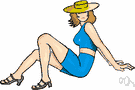 mannequin - a woman who wears clothes to display fashions
