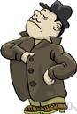 mien - dignified manner or conduct