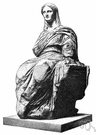 Demeter - (Greek mythology) goddess of fertility and protector of marriage in ancient mythology