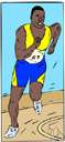 miler - a runner in a one-mile race