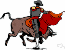 bullfight - a Spanish or Portuguese or Latin American spectacle