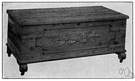 cedar chest - a chest made of cedar