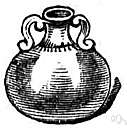 ampulla - a flask that has two handles