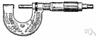 micrometer caliper - caliper for measuring small distances