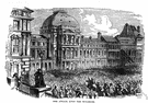 Tuileries Palace - palace and royal residence built for Catherine de Medicis in 1564 and burned down in 1871