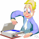 transcript - a reproduction of a written record (e.g. of a legal or school record)