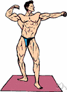 huskiness - the property of being big and strong
