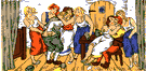 slovenly woman - a dirty untidy woman