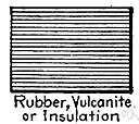 hard rubber - a hard nonresilient rubber formed by vulcanizing natural rubber