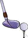 golf equipment - sports equipment used in playing golf