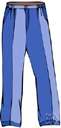 pant - (usually in the plural) a garment extending from the waist to the knee or ankle, covering each leg separately