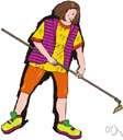 weed-whacker - a hand tool for removing weeds