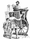 coachman - a man who drives a coach (or carriage)