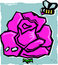 pollinator - an insect that carries pollen from one flower to another