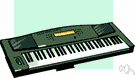 electronic musical instrument - a musical instrument that generates sounds electronically