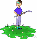 practice range - a place for practicing golf shots