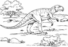 psittacosaurus - primitive dinosaur actually lacking horns and having only the beginning of a frill