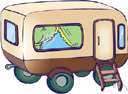 trailer park - a camp where space for house trailers can be rented