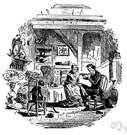 Hablot Knight Browne - English illustrator of several of Dickens' novels (1815-1882)