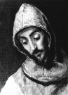 Saint Francis of Assisi - (Roman Catholic Church) an Italian and the Roman Catholic monk who founded the Franciscan order of friars (1181-1226)