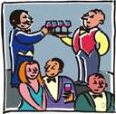 turn out - come, usually in answer to an invitation or summons