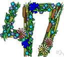 47th - the ordinal number of forty-seven in counting order