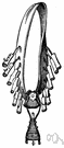 bandolier - a broad cartridge belt worn over the shoulder by soldiers