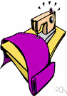 sewing-machine stitch - a sewing stitch made by a sewing machine, sometimes using more than one thread