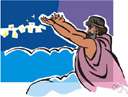 Uranus - (Greek mythology) god of the heavens