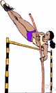 vaulter - an athlete who jumps over a high crossbar with the aid of a long pole