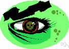 evil eye - a look that is believed to have the power of inflicting harm