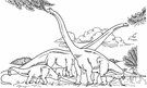 barosaurus - a dinosaur that could grow to be as tall as a building five stories tall