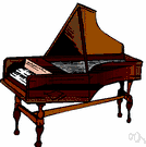 piano - a keyboard instrument that is played by depressing keys that cause hammers to strike tuned strings and produce sounds