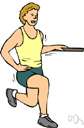 knee bend - exercising by repeatedly assuming a crouching position with the knees bent